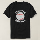 Search for baseball number tshirts Team