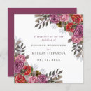 Search for red and purple wedding invitations Boho