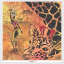 Search for giraffe stickers African