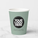 Search for green paper cups Logo