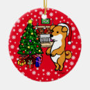 Search for shiba inu christmas tree decorations Cute