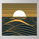 Search for ocean waves posters Illustration