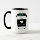 Search for mint coffee mugs Black and white