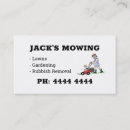 Search for mowing business cards Gardening