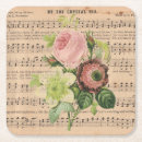 Search for music coasters Floral