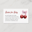 Search for red bow invitations Cherries
