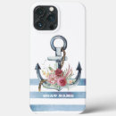 Search for flowers and stripes iphone cases Blue