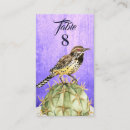 Search for birds wedding place cards Purple