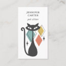 Search for atomic business cards Mid century