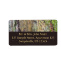 Search for wooden return address labels Nature