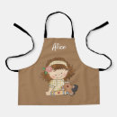Search for cute baking aprons Gingerbread cookie