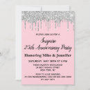 Search for surprise 25th anniversary invitations Couple