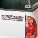 Search for funny political bumper stickers President