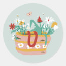 Search for flower basket stickers Pink