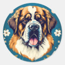 Search for saint bernards stickers Dog