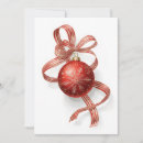 Search for red baubles invitations Elegant