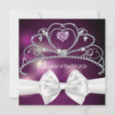 Search for court quinceanera invitations Tiara