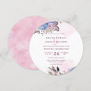 Search for round wedding invitations Dusty blue