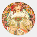 Search for art nouveau stickers Woman