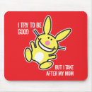 Search for happy bunny mousepads Insult
