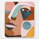 Search for abstract face mousepads Girl power