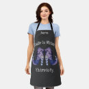 Search for halloween sayings aprons Black