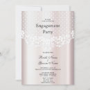 Search for lace engagement party invitations Floral