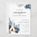 Search for camper baby shower invitations Wood