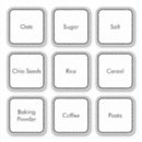 Search for pantry labels Modern