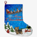 Search for yorkie christmas stockings Santa