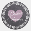 Search for heart bridal shower stickers Black