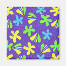 Search for violet floral magnets Blue