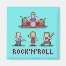 Search for rock band magnets Retro