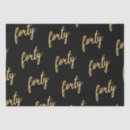 Search for 40 birthday tissue paper Black