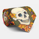 Search for gothic skeleton ties Skull