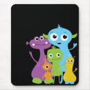 Search for cartoon monsters mousepads Characters
