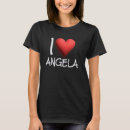 Search for name angela tshirts Heart