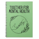 Search for mental health notebooks Green