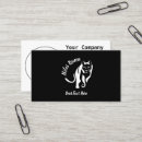 Search for hunting business cards White