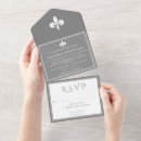 Search for fleur de lis invitations French