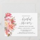 Search for floral bouquet bridal shower invitations Botanical