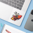 Search for vintage rocket stickers Looney tunes acme decal