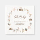 Search for farm animals napkins Baby shower