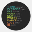 Search for think positive stickers Affirmation