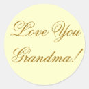 Search for love you grandma stickers Grandmother