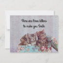 Search for vintage kitten cards Cat