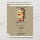 Search for strawberry bridal invitations Whimsical
