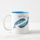 Search for watercolor whale mugs Blue