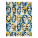 Search for abstract face painting posters Watercolor