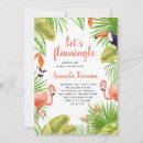 Search for flamingo baby girl shower invitations Lets flamingle
